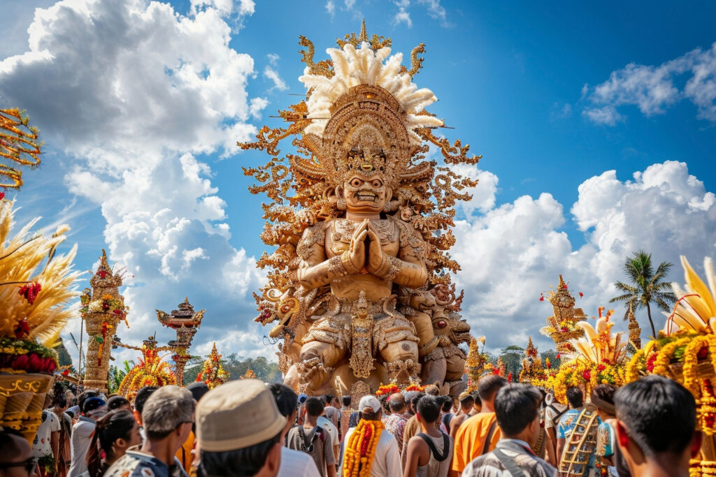 pawai ogoh, Hari raya nyepi bali