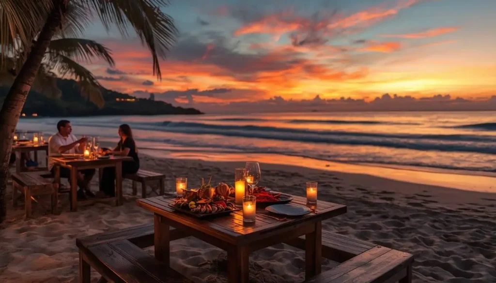 gala dinner jimbaran bali di tepi pantai